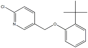 5-(2-tert-butylphenoxymethyl)-2-chloropyridine Struktur