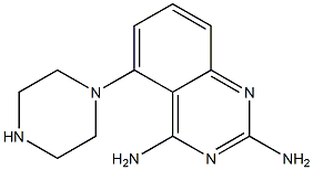 5-(piperazin-1-yl)quinazoline-2,4-diamine Struktur