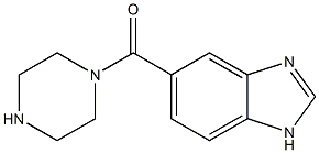 5-(piperazin-1-ylcarbonyl)-1H-benzimidazole Struktur