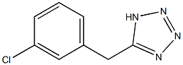 5-[(3-chlorophenyl)methyl]-1H-1,2,3,4-tetrazole Struktur