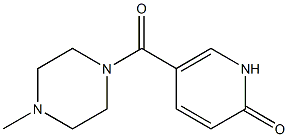 5-[(4-methylpiperazin-1-yl)carbonyl]-1,2-dihydropyridin-2-one Struktur