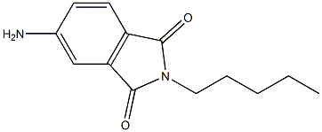 5-amino-2-pentyl-2,3-dihydro-1H-isoindole-1,3-dione Struktur