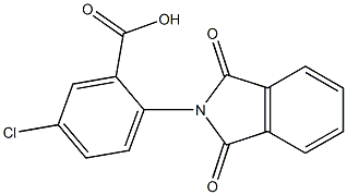 5-chloro-2-(1,3-dioxo-2,3-dihydro-1H-isoindol-2-yl)benzoic acid Struktur