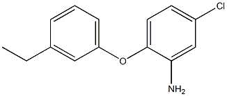 5-chloro-2-(3-ethylphenoxy)aniline Struktur