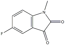 5-fluoro-1-methyl-2,3-dihydro-1H-indole-2,3-dione Struktur