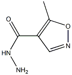 5-methylisoxazole-4-carbohydrazide Struktur