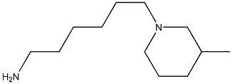 6-(3-methylpiperidin-1-yl)hexan-1-amine Struktur