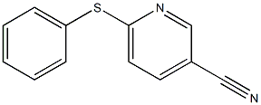 6-(phenylsulfanyl)pyridine-3-carbonitrile Struktur