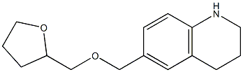 6-[(oxolan-2-ylmethoxy)methyl]-1,2,3,4-tetrahydroquinoline Struktur