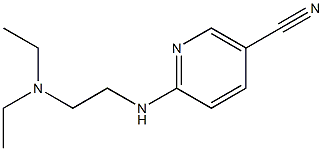 6-{[2-(diethylamino)ethyl]amino}nicotinonitrile Struktur