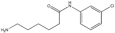 6-amino-N-(3-chlorophenyl)hexanamide Struktur