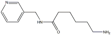 6-amino-N-(pyridin-3-ylmethyl)hexanamide Struktur