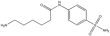 6-amino-N-[4-(aminosulfonyl)phenyl]hexanamide Struktur