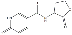 6-oxo-N-(2-oxooxolan-3-yl)-1,6-dihydropyridine-3-carboxamide Struktur