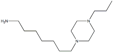 7-(4-propylpiperazin-1-yl)heptan-1-amine Struktur