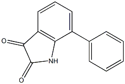 7-phenyl-1H-indole-2,3-dione Struktur