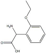 amino(2-ethoxyphenyl)acetic acid Struktur