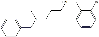 benzyl(3-{[(2-bromophenyl)methyl]amino}propyl)methylamine Struktur