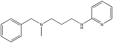 benzyl(methyl)[3-(pyridin-2-ylamino)propyl]amine Struktur