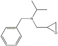 benzyl(oxiran-2-ylmethyl)propan-2-ylamine Struktur