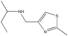 butan-2-yl[(2-methyl-1,3-thiazol-4-yl)methyl]amine Struktur