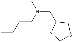 butyl(methyl)(1,3-thiazolidin-4-ylmethyl)amine Struktur