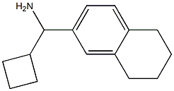 cyclobutyl(5,6,7,8-tetrahydronaphthalen-2-yl)methanamine Struktur