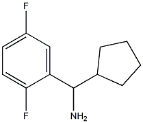 cyclopentyl(2,5-difluorophenyl)methanamine Struktur