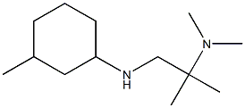 dimethyl({2-methyl-1-[(3-methylcyclohexyl)amino]propan-2-yl})amine Struktur