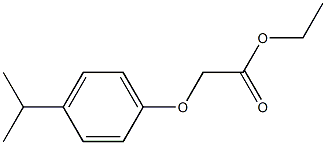 ethyl 2-[4-(propan-2-yl)phenoxy]acetate Struktur