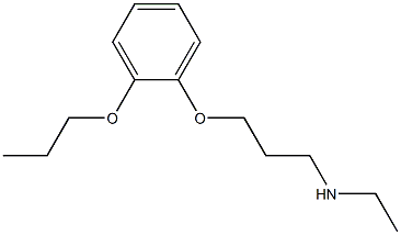 ethyl[3-(2-propoxyphenoxy)propyl]amine Struktur