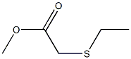 methyl 2-(ethylsulfanyl)acetate Struktur