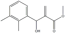 methyl 2-[(2,3-dimethylphenyl)(hydroxy)methyl]prop-2-enoate Struktur