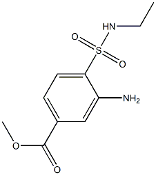 methyl 3-amino-4-(ethylsulfamoyl)benzoate Struktur