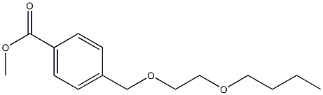 methyl 4-[(2-butoxyethoxy)methyl]benzoate Struktur