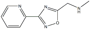 methyl({[3-(pyridin-2-yl)-1,2,4-oxadiazol-5-yl]methyl})amine Struktur