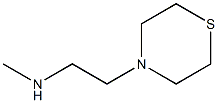 methyl[2-(thiomorpholin-4-yl)ethyl]amine Struktur