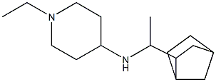 N-(1-{bicyclo[2.2.1]heptan-2-yl}ethyl)-1-ethylpiperidin-4-amine Struktur