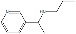 N-(1-pyridin-3-ylethyl)propan-1-amine Struktur