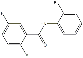 N-(2-bromophenyl)-2,5-difluorobenzamide Struktur