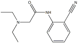 N-(2-cyanophenyl)-2-(diethylamino)acetamide Struktur