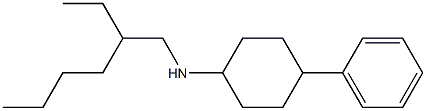 N-(2-ethylhexyl)-4-phenylcyclohexan-1-amine Struktur