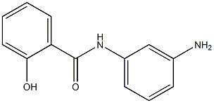 N-(3-aminophenyl)-2-hydroxybenzamide Struktur