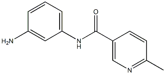 N-(3-aminophenyl)-6-methylnicotinamide Struktur