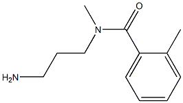 N-(3-aminopropyl)-N,2-dimethylbenzamide Struktur