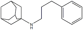 N-(3-phenylpropyl)adamantan-1-amine Struktur