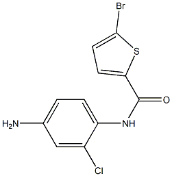 N-(4-amino-2-chlorophenyl)-5-bromothiophene-2-carboxamide Struktur