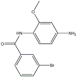 N-(4-amino-2-methoxyphenyl)-3-bromobenzamide Struktur