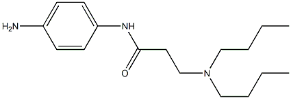 N-(4-aminophenyl)-3-(dibutylamino)propanamide Struktur