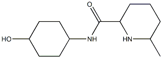 N-(4-hydroxycyclohexyl)-6-methylpiperidine-2-carboxamide Struktur